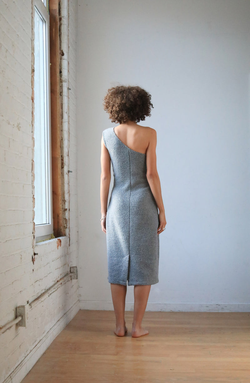Arielle sustainable fashion virgo recycled wool dress